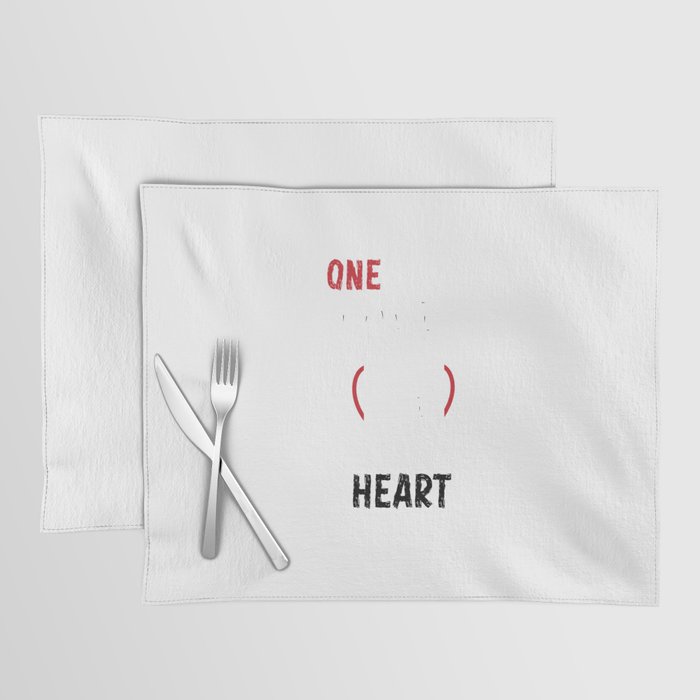 One Love One Heart Placemat