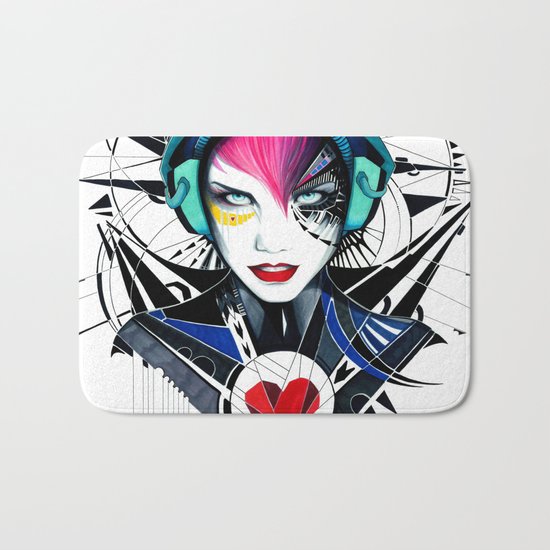 -War in my Heart- Bath Mat