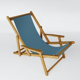 SANTORINI BLUE solid color  Sling Chair