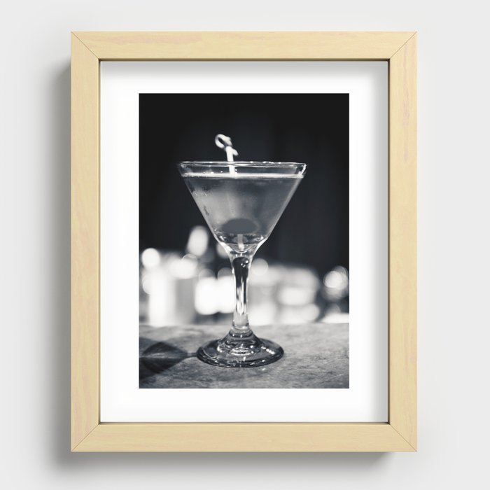 Martini aesthetics Recessed Framed Print