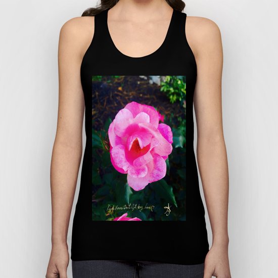 Pink Roses Don't Get Any Love - Pink Rose Unisex Tank Top