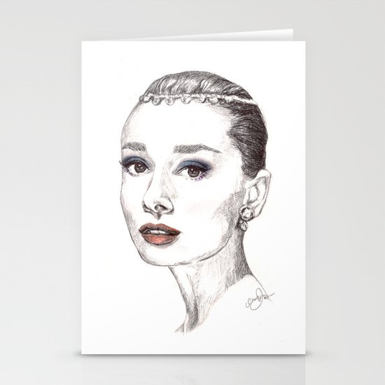 Audrey Hepburn Stationery Cards