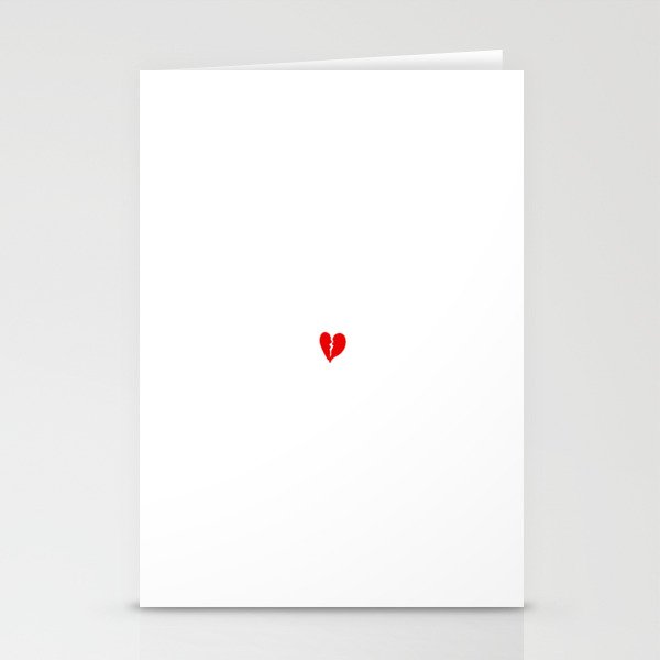 love hurts Stationery Cards