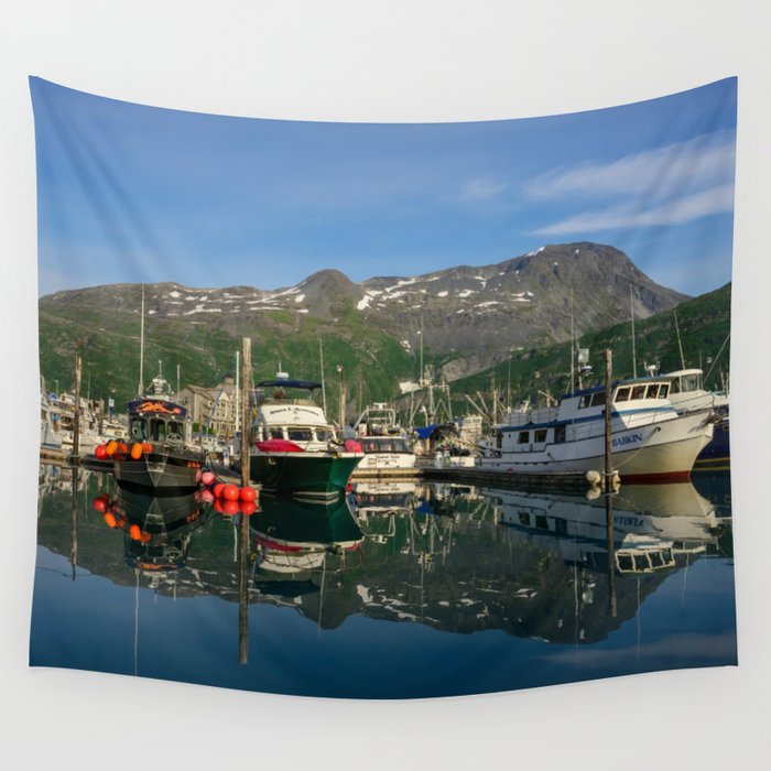 6821 Whittier Harbor, Alaska Wall Tapestry