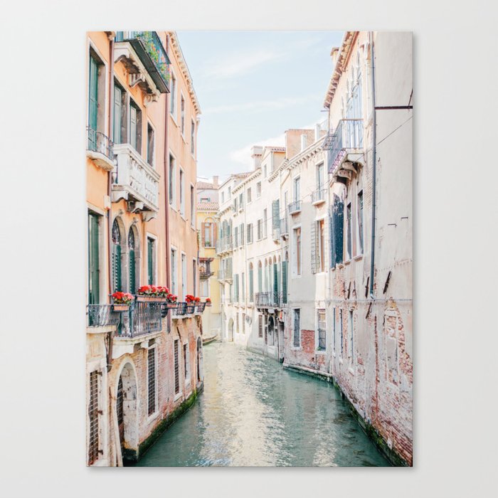 Venice Morning - Italy Travel Photography Canvas Print