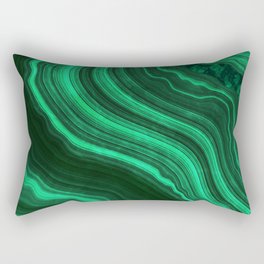 Malachite Texture 08 Rectangular Pillow
