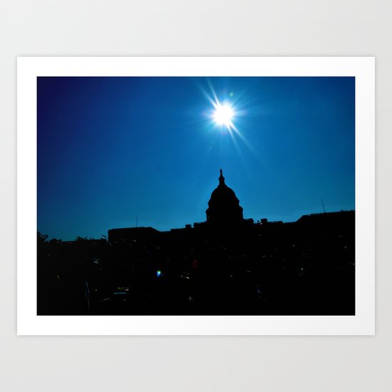 Capitol Sky Art Print