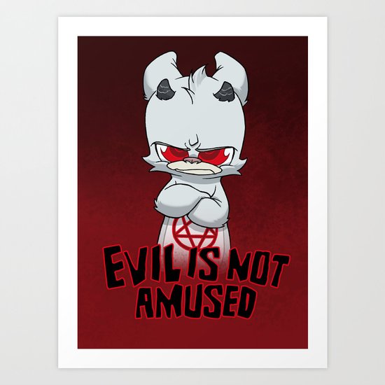 Cranky Evil Art Print