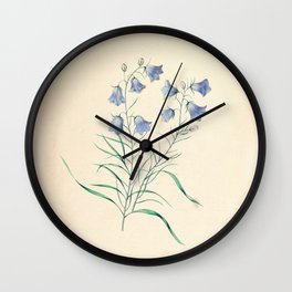  Harebell by Clarissa Munger Badger, 1859 (benefitting The Nature Conservancy) Wall Clock