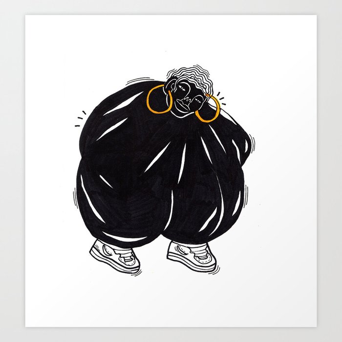 Missy Elliott 2 Art Print