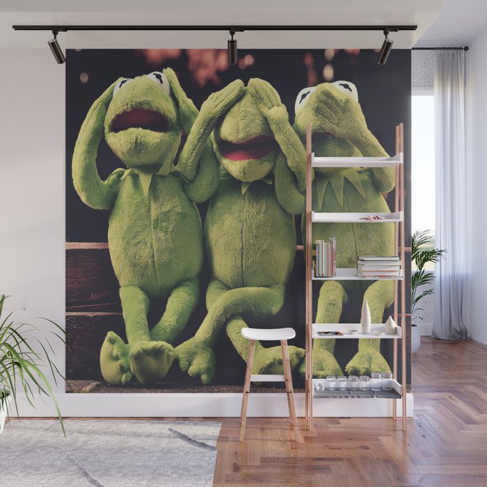 Kermit - Green Frog Wall Mural