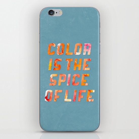 Spice of Life iPhone & iPod Skin