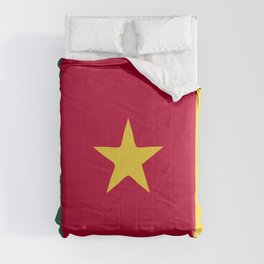 Cameroon flag emblem Comforter