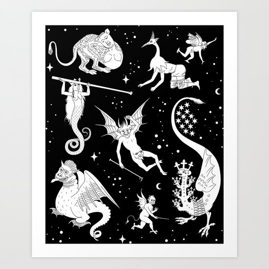 The Beast Art Print