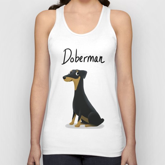 Doberman - Cute Dog Series Unisex Tank Top