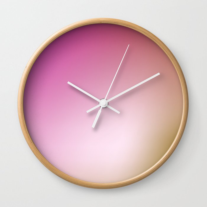 56 Gradient Aura Ombre 220406 Valourine Digital  Wall Clock