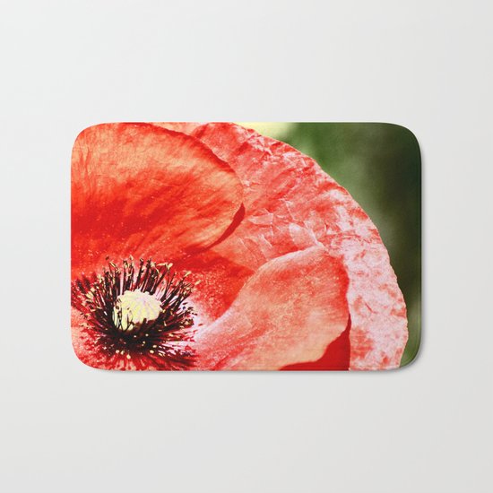RED POPPY Bath Mat