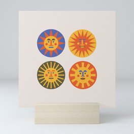Sunny Faces II Mini Art Print