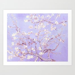 Vincent Van Gogh Almond Blossoms  Lavender Art Print