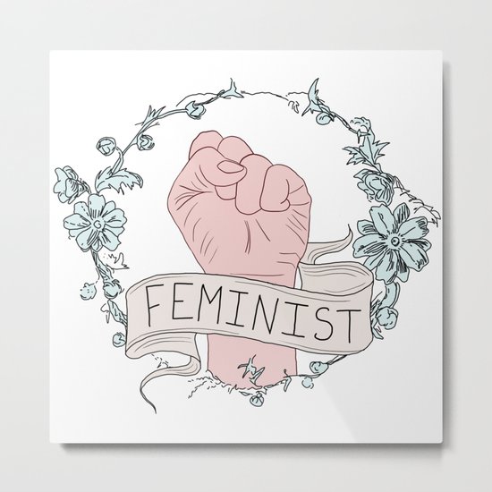 Feminist Metal Print