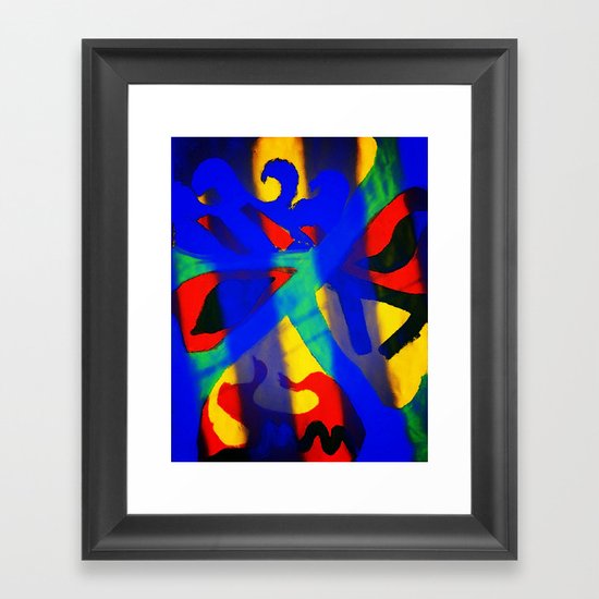 Behind the Mask Framed Art Print