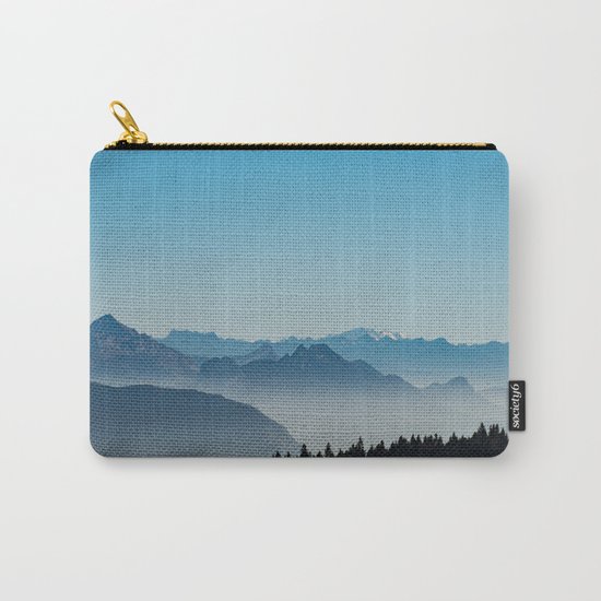 Blue Valley #mountains II Carry-All Pouch