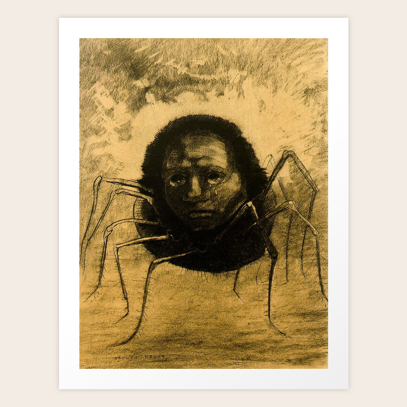 Odilon Redon Crying Spider 1881 Art Print By Juliawright Society6