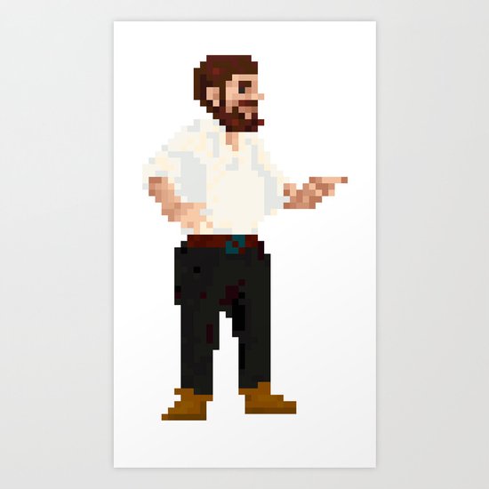Bearded Chief Art Print