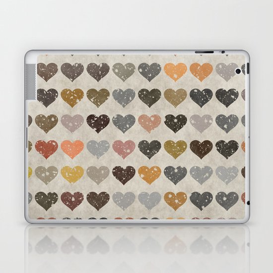 Hearts Laptop & iPad Skin