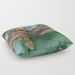 By The River by Teresa Thompson Floor Pillow