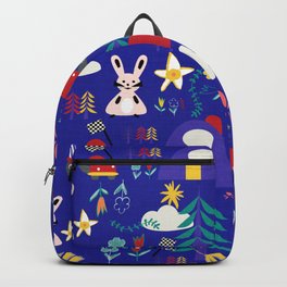 Tortoise and the Hare is one of Aesop Fables blue Backpack