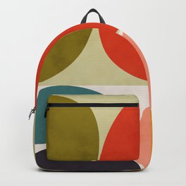 shapes of mid century geometry art Backpack