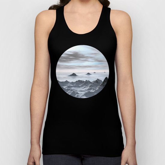 Frozen Arctic Sea Unisex Tank Top