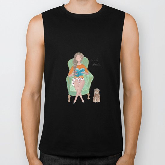 Dear read books Biker Tank