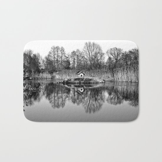 Winter Poetry Bath Mat