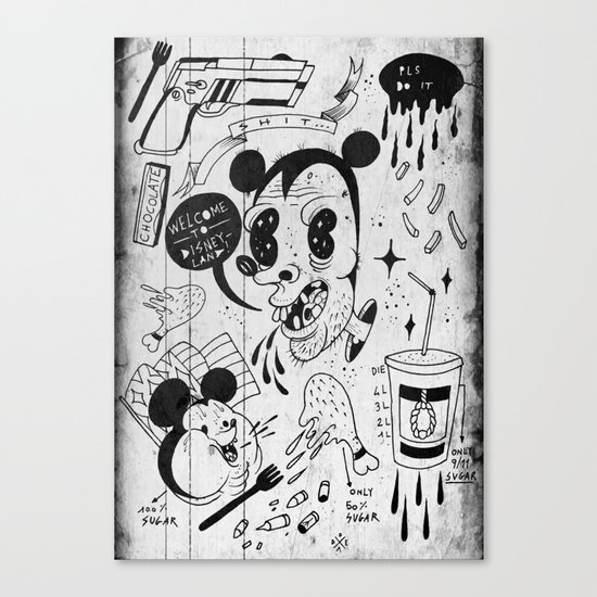 America will never die, but you will Canvas Print
