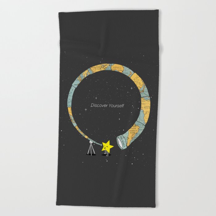 Discover yourself Beach Towel