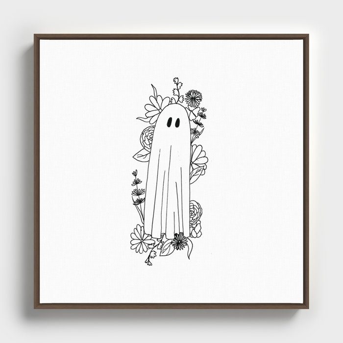 Ghost Framed Canvas