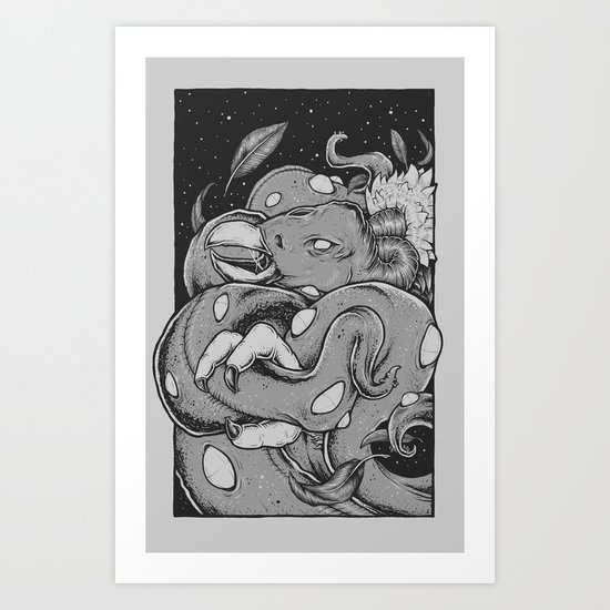 Tents Attack! Art Print