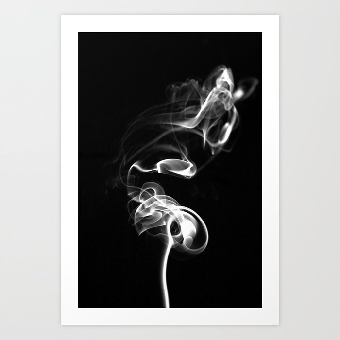 Smoke On The Water Art Print By Mildahe Society6