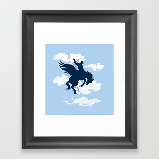 Sky Rodeo Framed Art Print