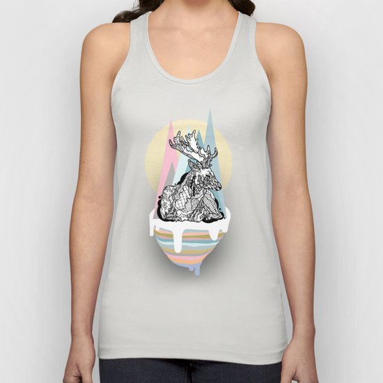 dreaming deer Unisex Tank Top