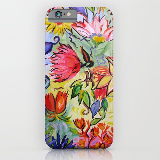 Pastel Flower Swirls iPhone & iPod Case
