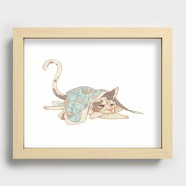 Not Meow (Without Text) Recessed Framed Print