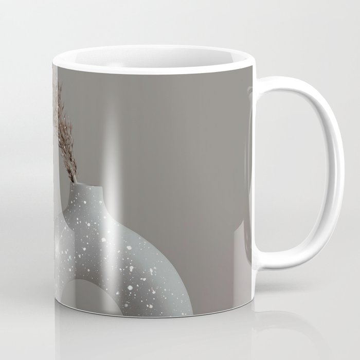 Glitter Aesthetic Pampas Grass Vase Coffee Mug