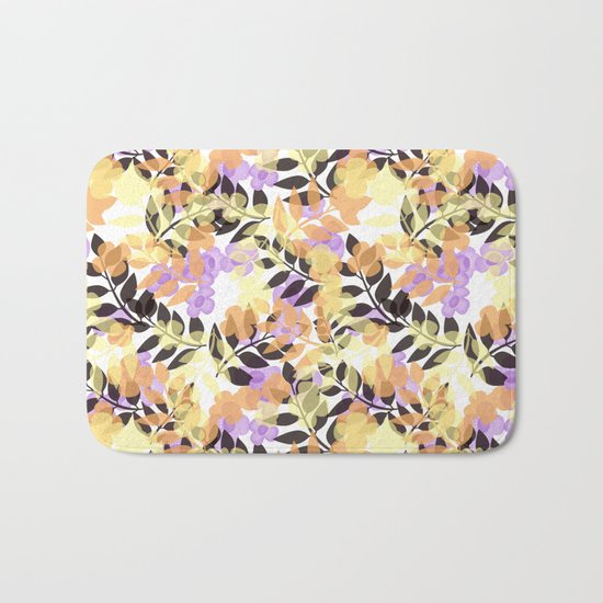 Autumn leaves . Bath Mat