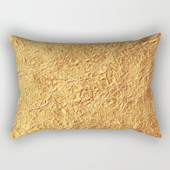 Gold Rectangular Pillow