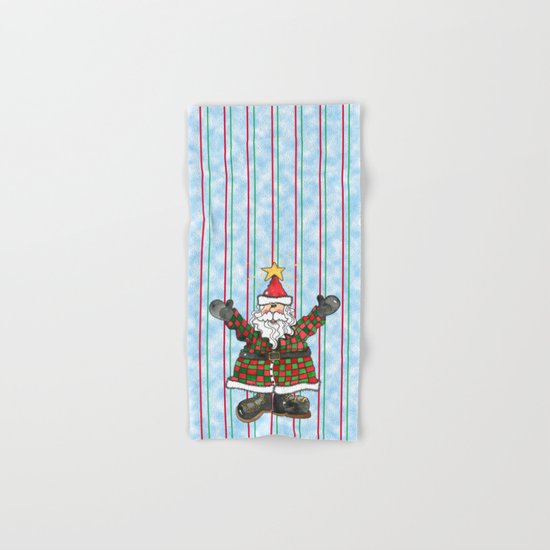 Santa Hand & Bath Towel