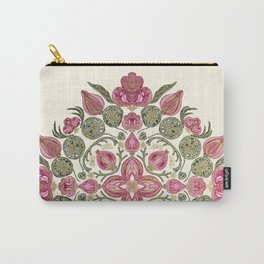 Mandala lotuses and orchids Carry-All Pouch