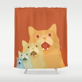 Shock and Awww Shower Curtain